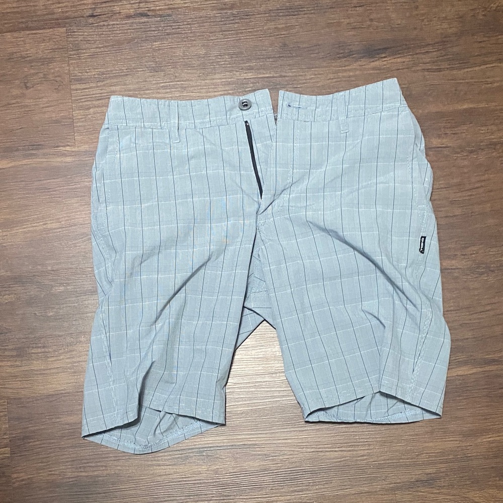 O'Neill Light Gray Checkered Men's Shorts